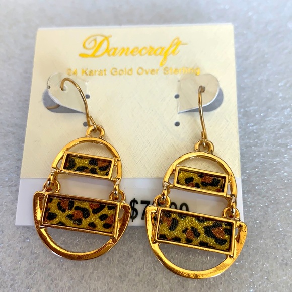 Animal print earrings fine jewelry. NWT.Offers welcome!